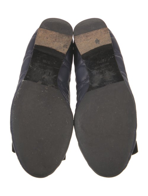 Christian Dior Cannage Pattern Leather Flats