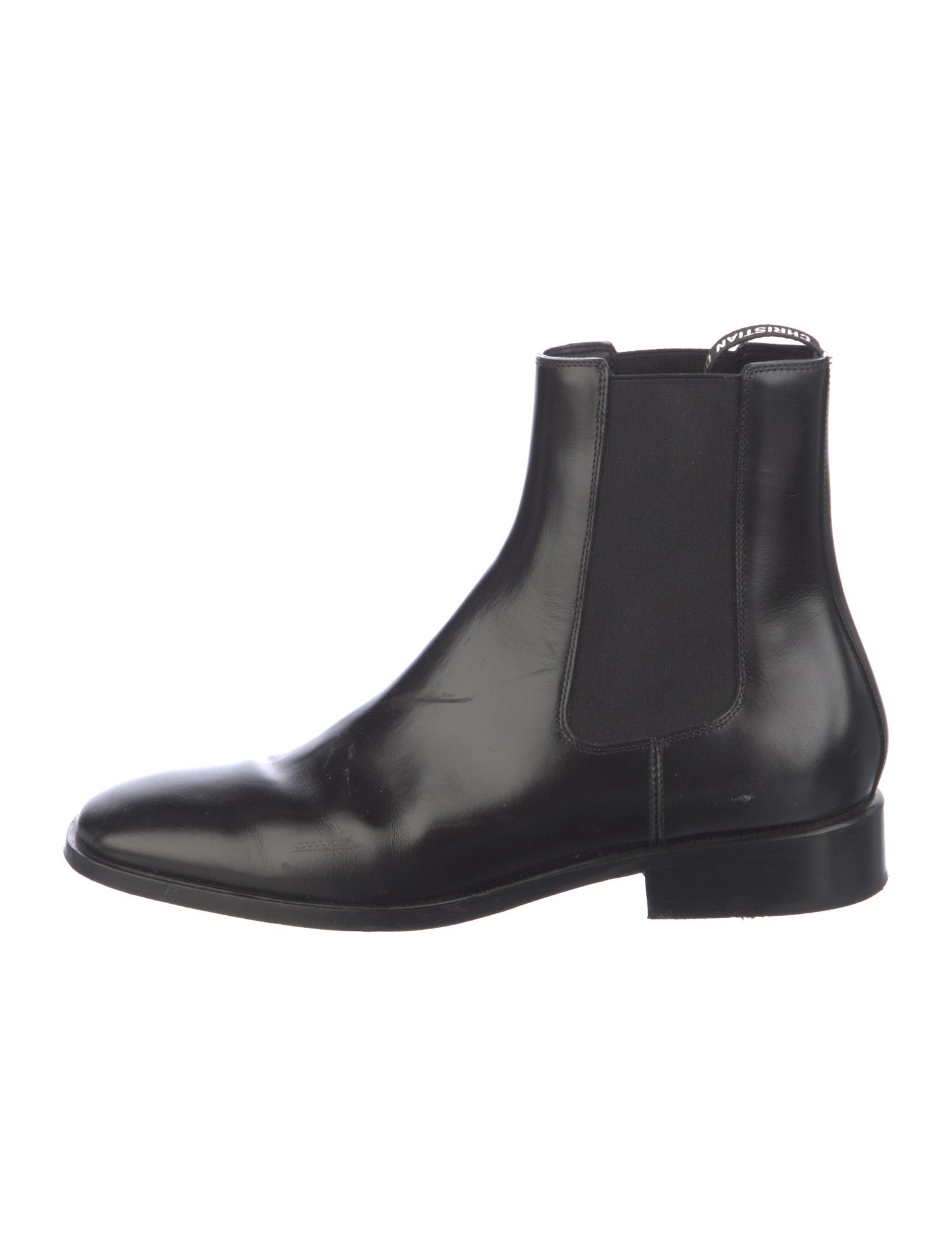 Christian Dior Patent Leather Chelsea Boots