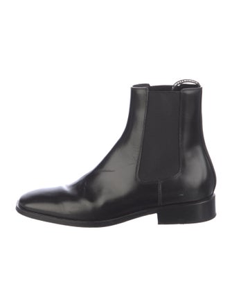 Christian Dior Patent Leather Chelsea Boots