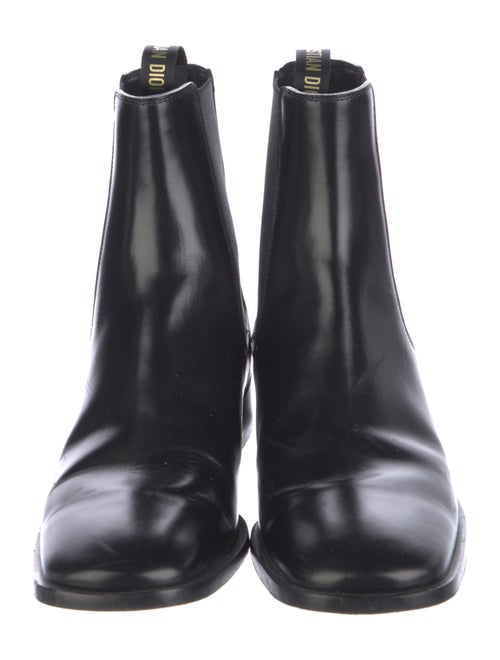 Christian Dior Patent Leather Chelsea Boots