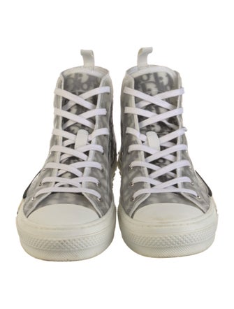 DIOR MEN B23 'Oblique Transparent - White Black' Sneakers