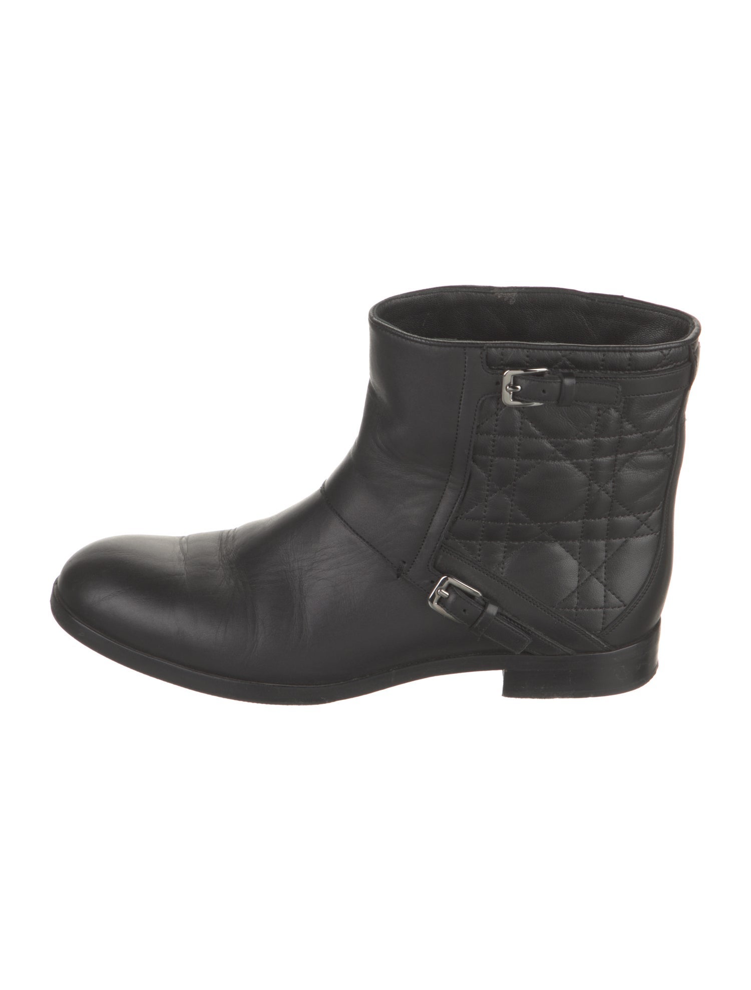 Christian Dior City Cannage Moto boot Cannage Pattern Moto Boots