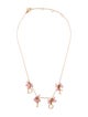 Christian Dior Beaded Logo Station Necklace
