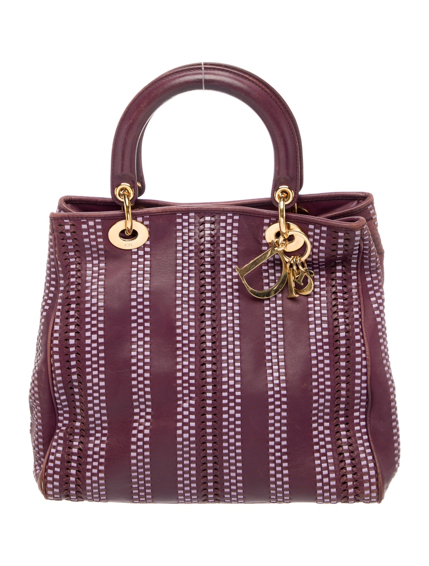 Christian Dior Leather Top Handle Bag