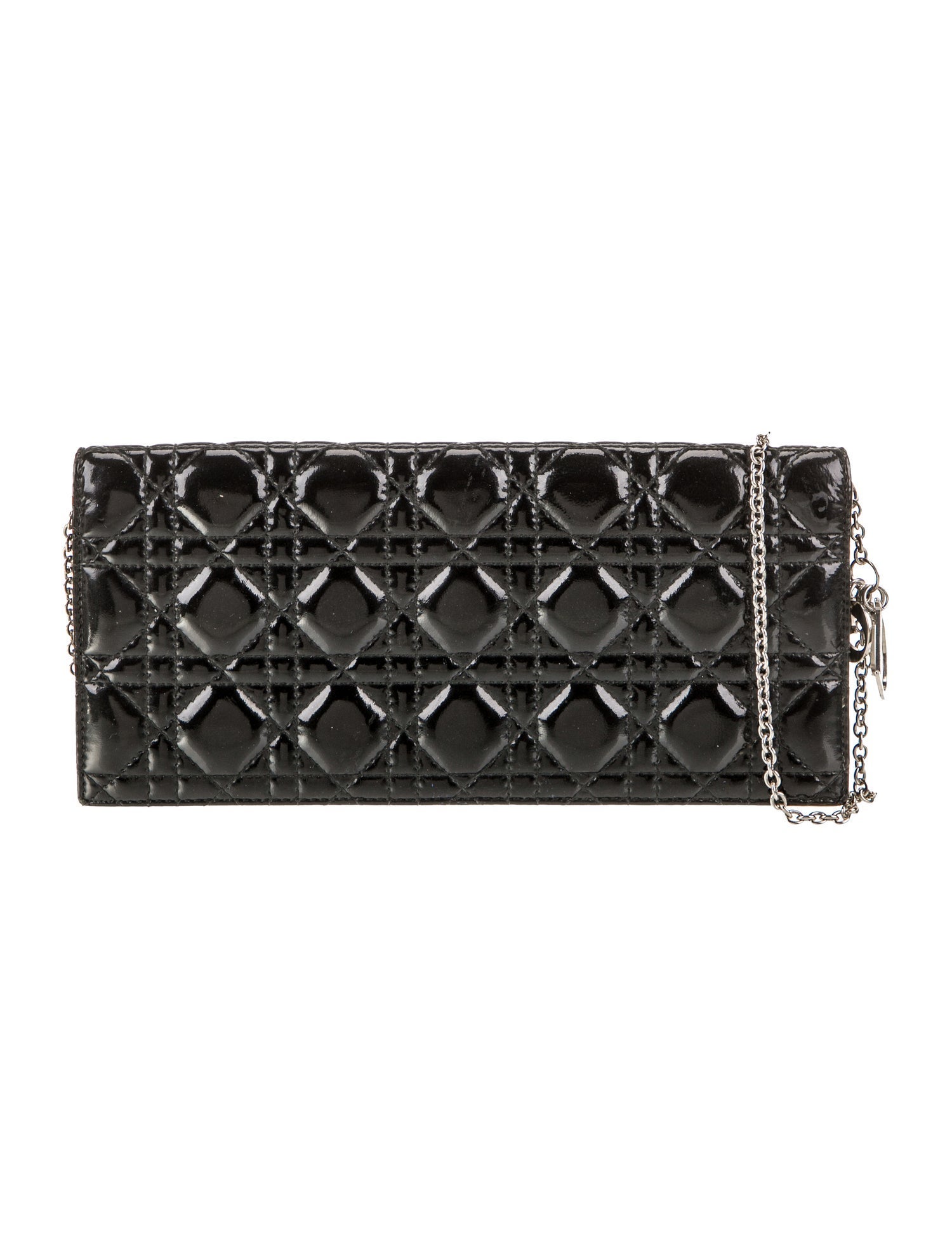 Christian Dior Cannage Lady Dior Wallet On Chain