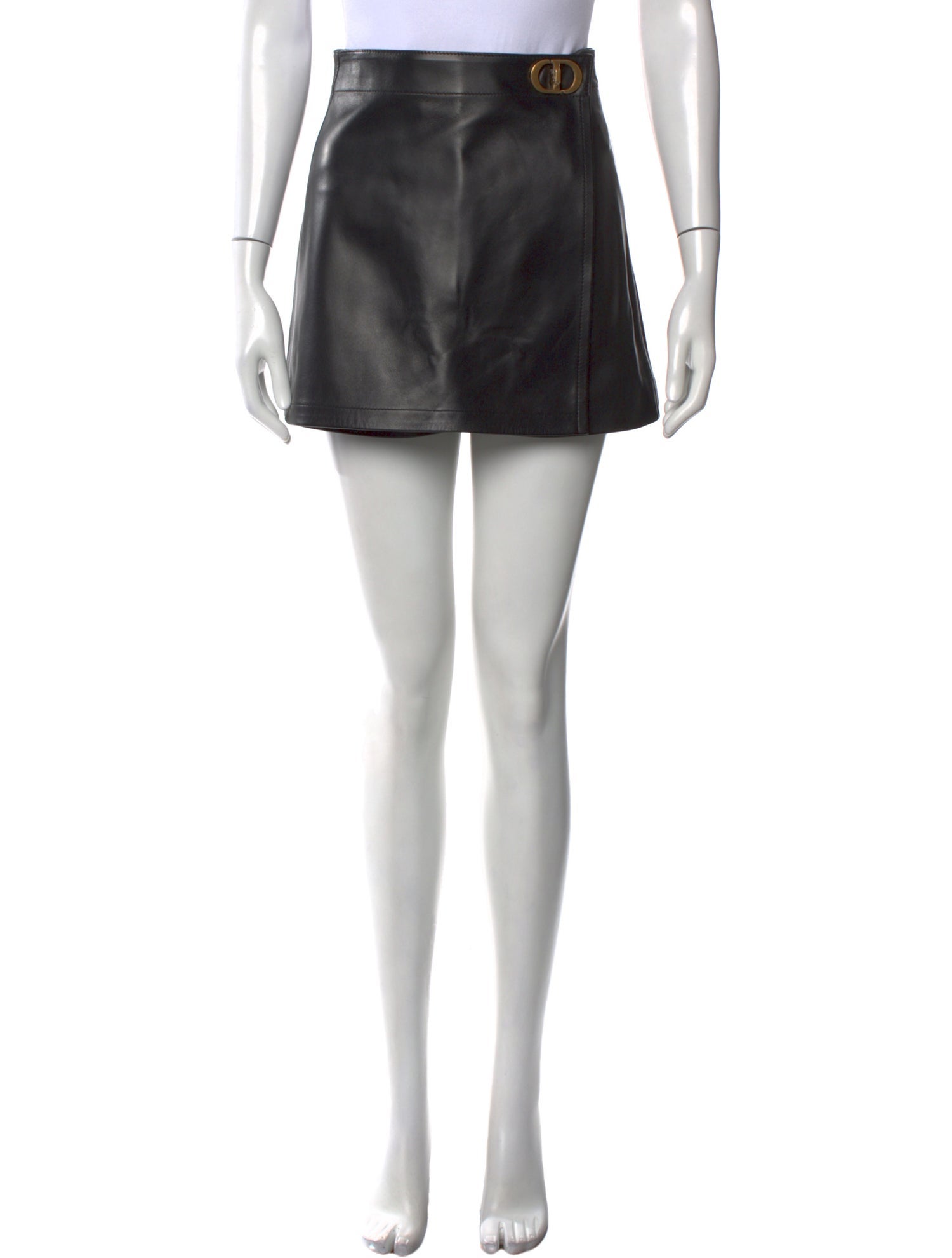 Christian Dior Leather Mini Shorts