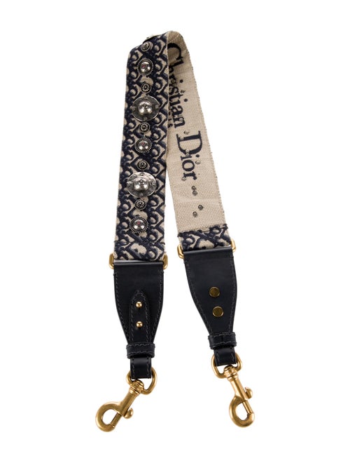 Christian Dior Leather Trim Bag Strap
