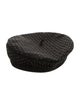 Christian Dior Cotton Beret w/ Crystal Embellishments