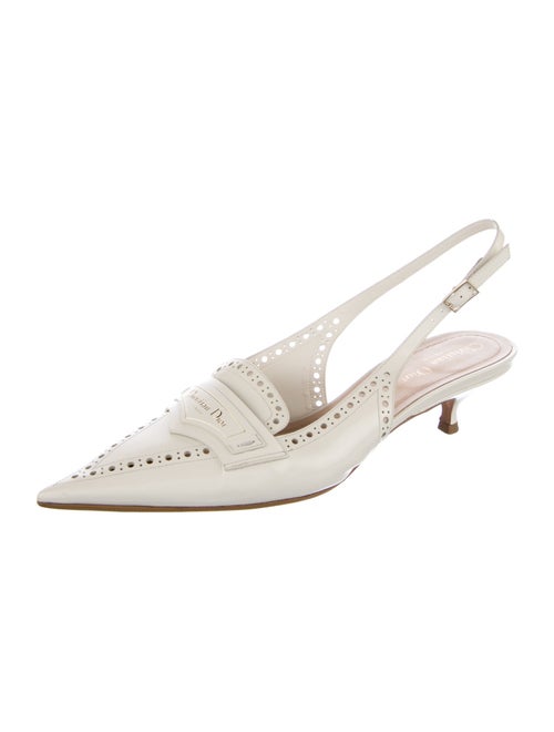 Christian Dior Patent Leather Slingback Pumps