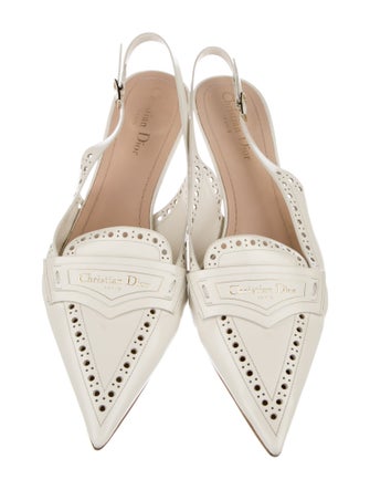 Christian Dior Patent Leather Slingback Pumps