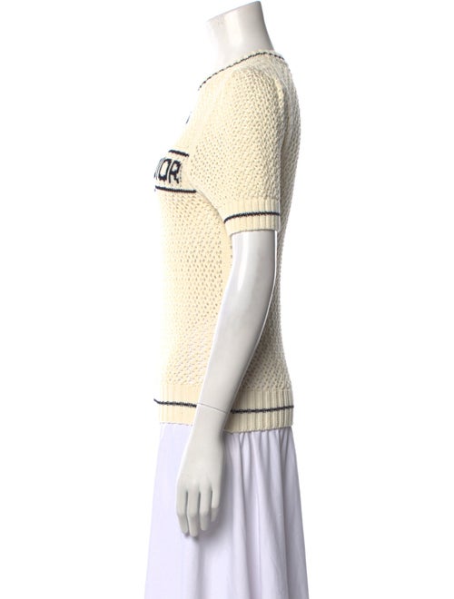 Christian Dior Graphic Print Crew Neck Sweater