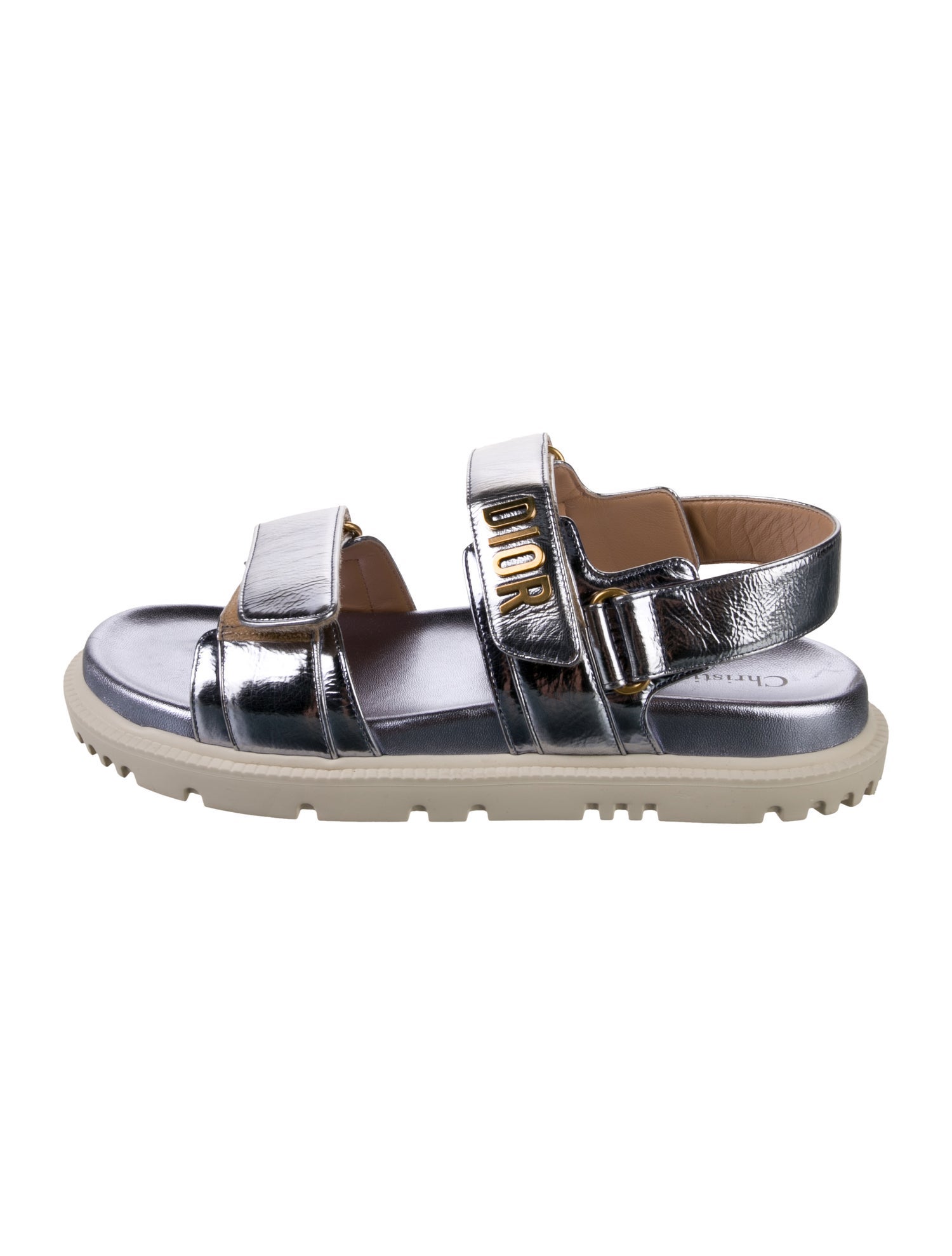 Christian Dior Patent Leather Gladiator Sandals