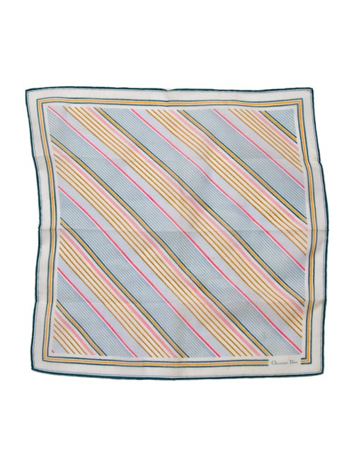 Christian Dior Striped Scarf