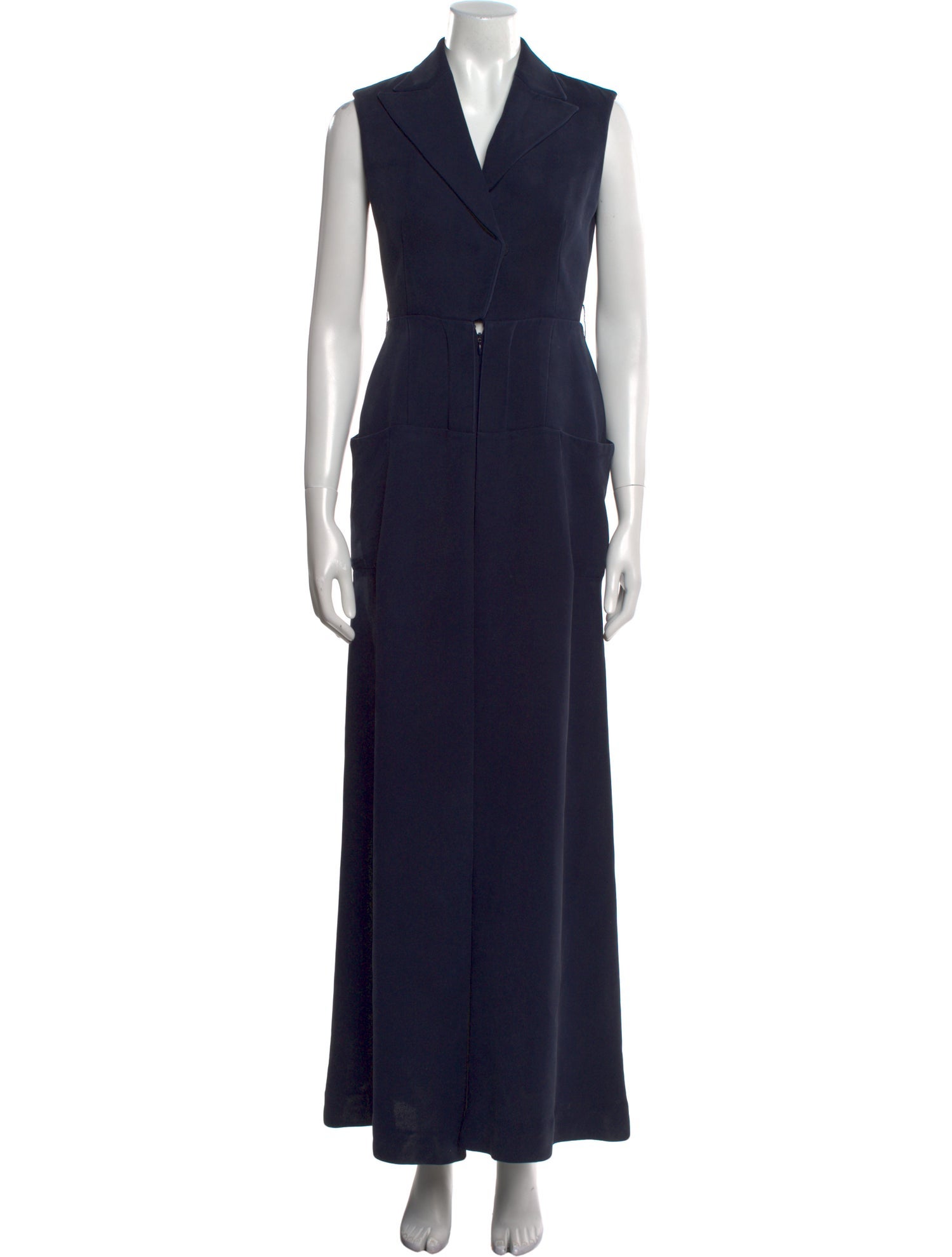 Christian Dior Silk V-Neck Jumpsuit