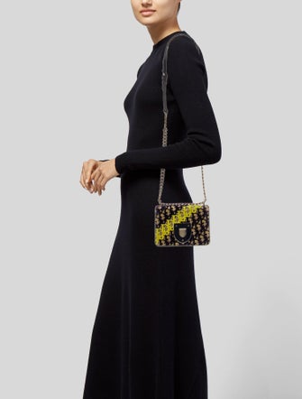 Christian Dior Canvas Shoulder Bag