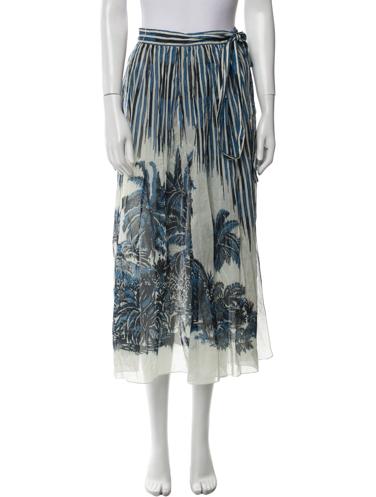 Christian Dior Printed Midi Length Skirt