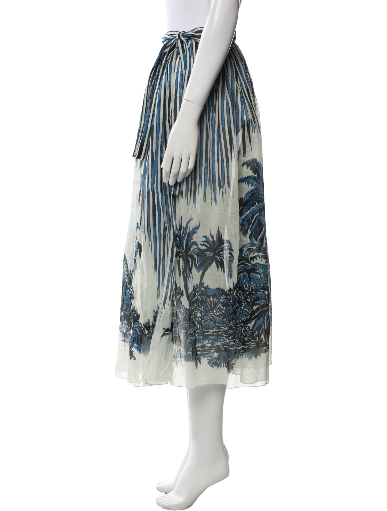 Christian Dior Printed Midi Length Skirt