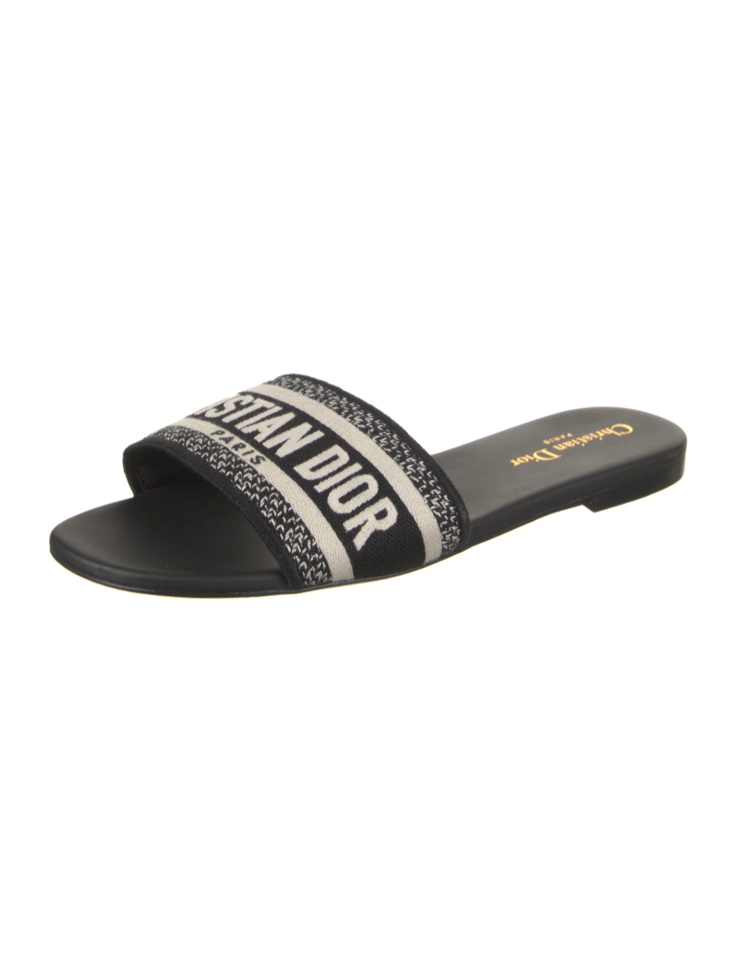 Christian Dior Graphic Print Slides