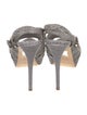Christian Dior Embossed Leather Slingback Sandals