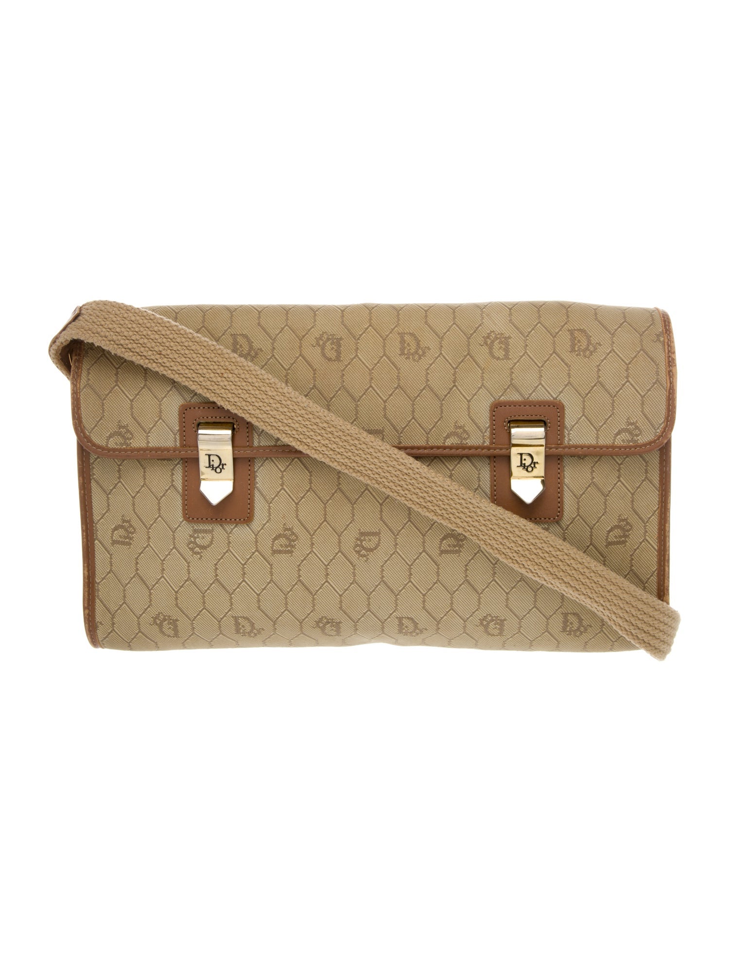 Christian Dior Canvas Crossbody Bag Vintage