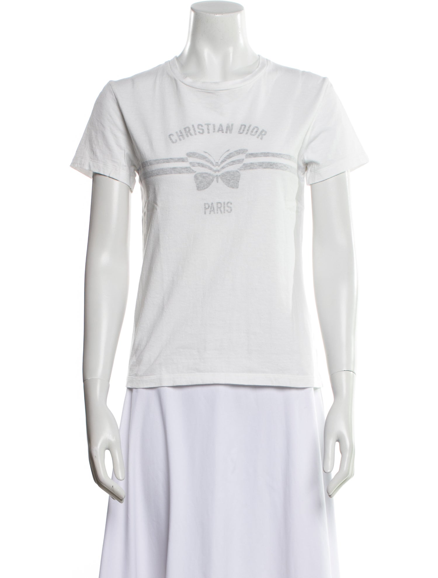 Christian Dior Graphic Print Crew Neck T-Shirt