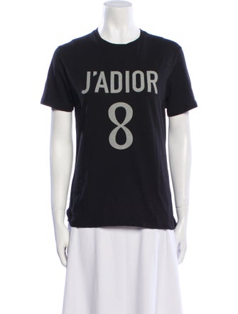 Christian Dior Graphic Print Crew Neck T-Shirt