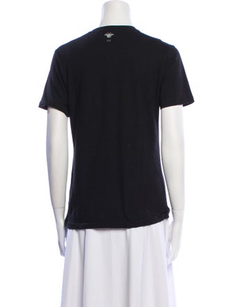 Christian Dior Graphic Print Crew Neck T-Shirt