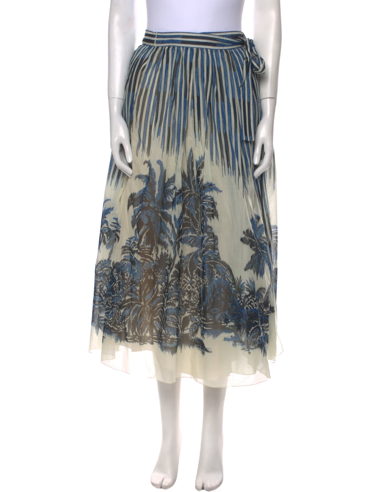 Christian Dior Printed Midi Length Skirt w/ Tags