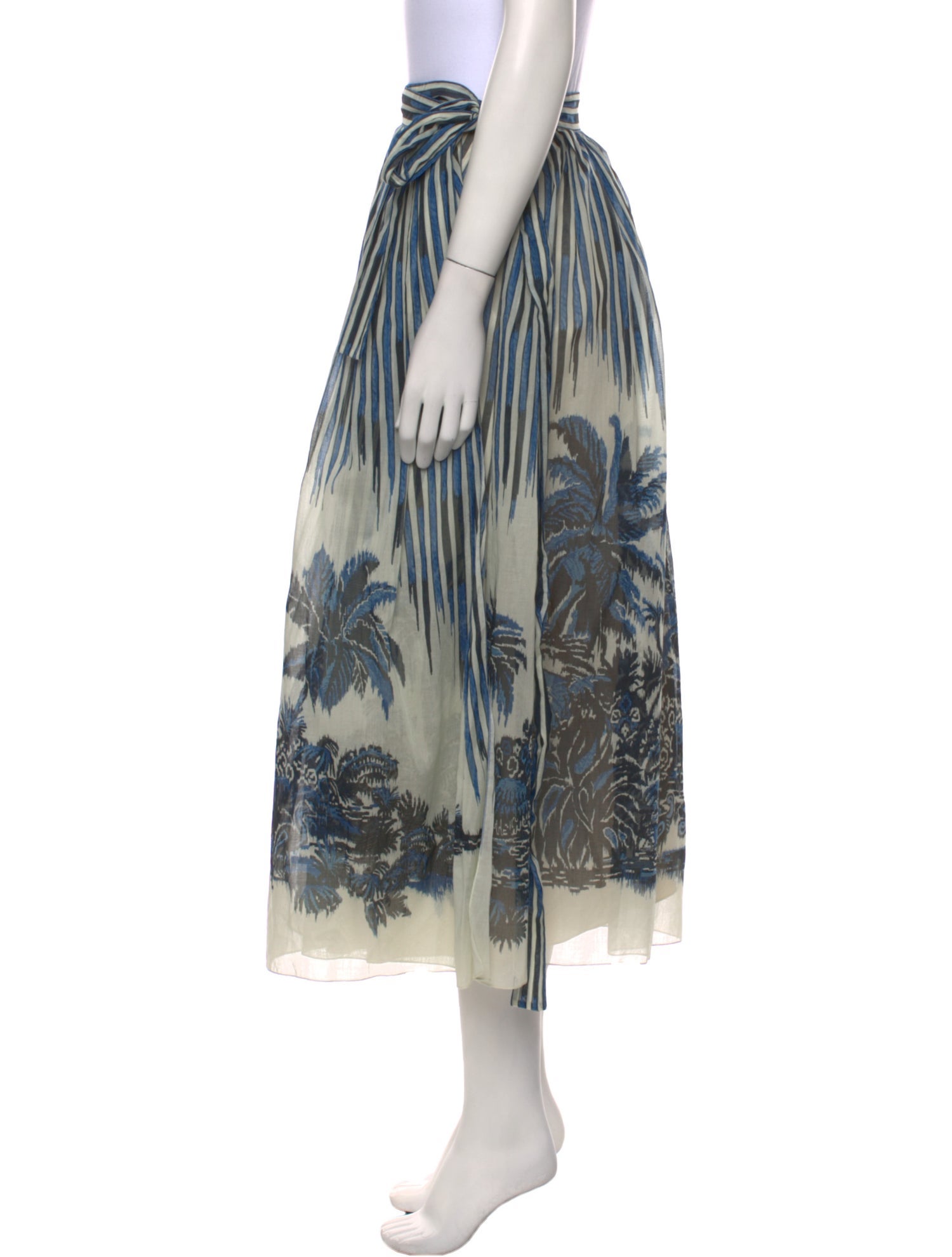 Christian Dior Printed Midi Length Skirt w/ Tags