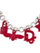 Christian Dior Resin Charm Station Necklace