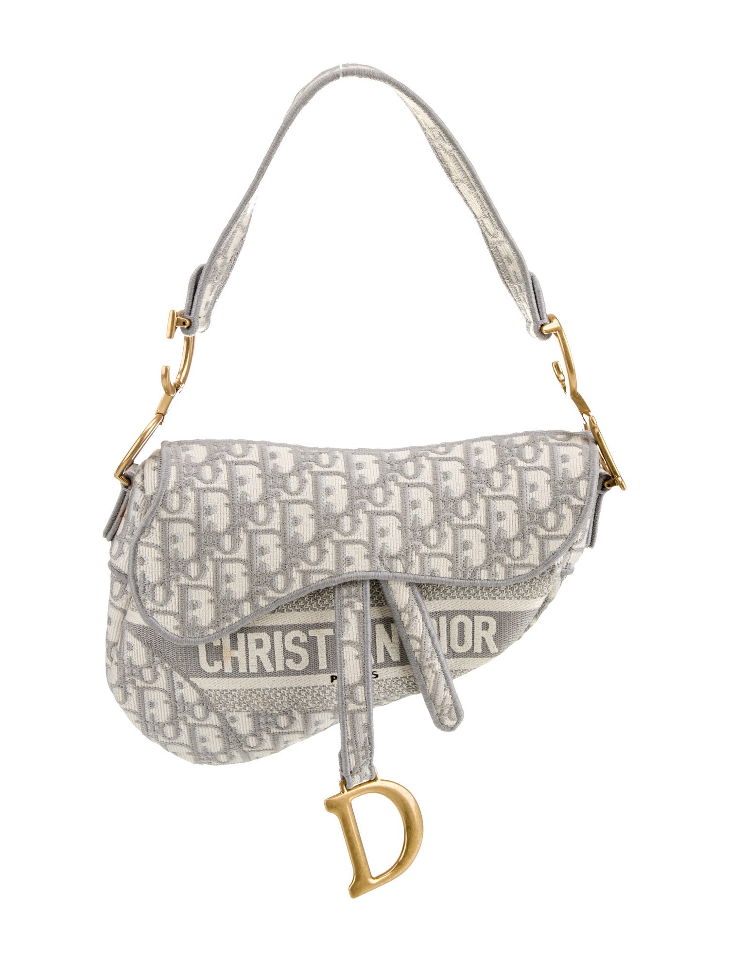 Christian Dior Canvas Oblique Saddle