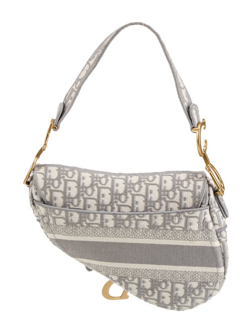 Christian Dior Canvas Oblique Saddle