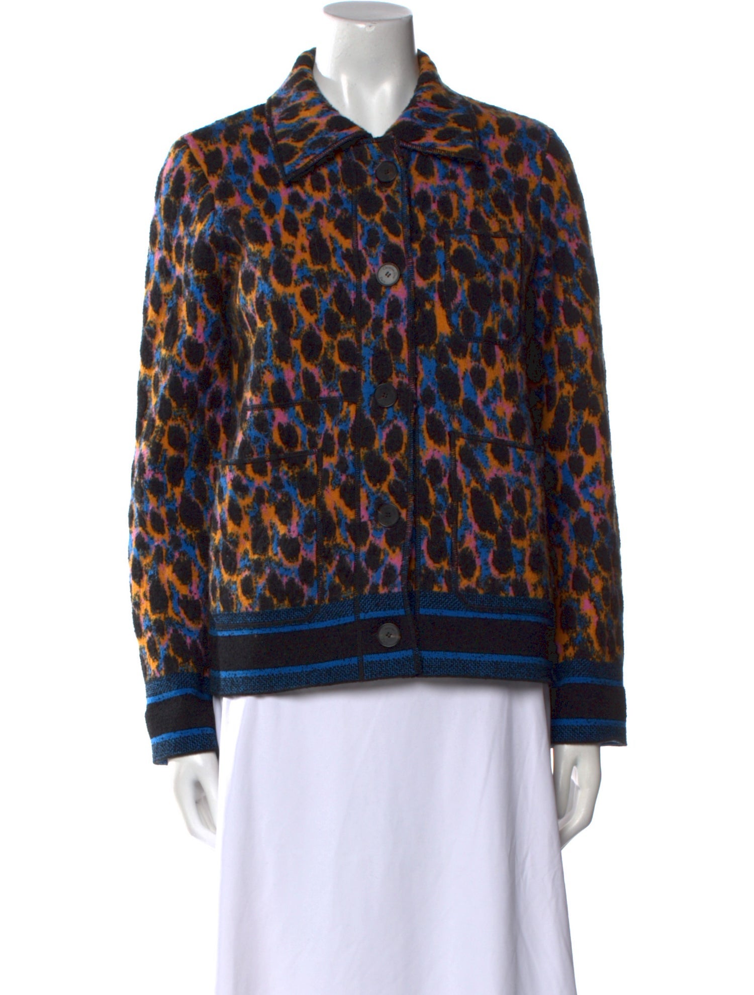 Christian Dior Virgin Wool Printed Sweater