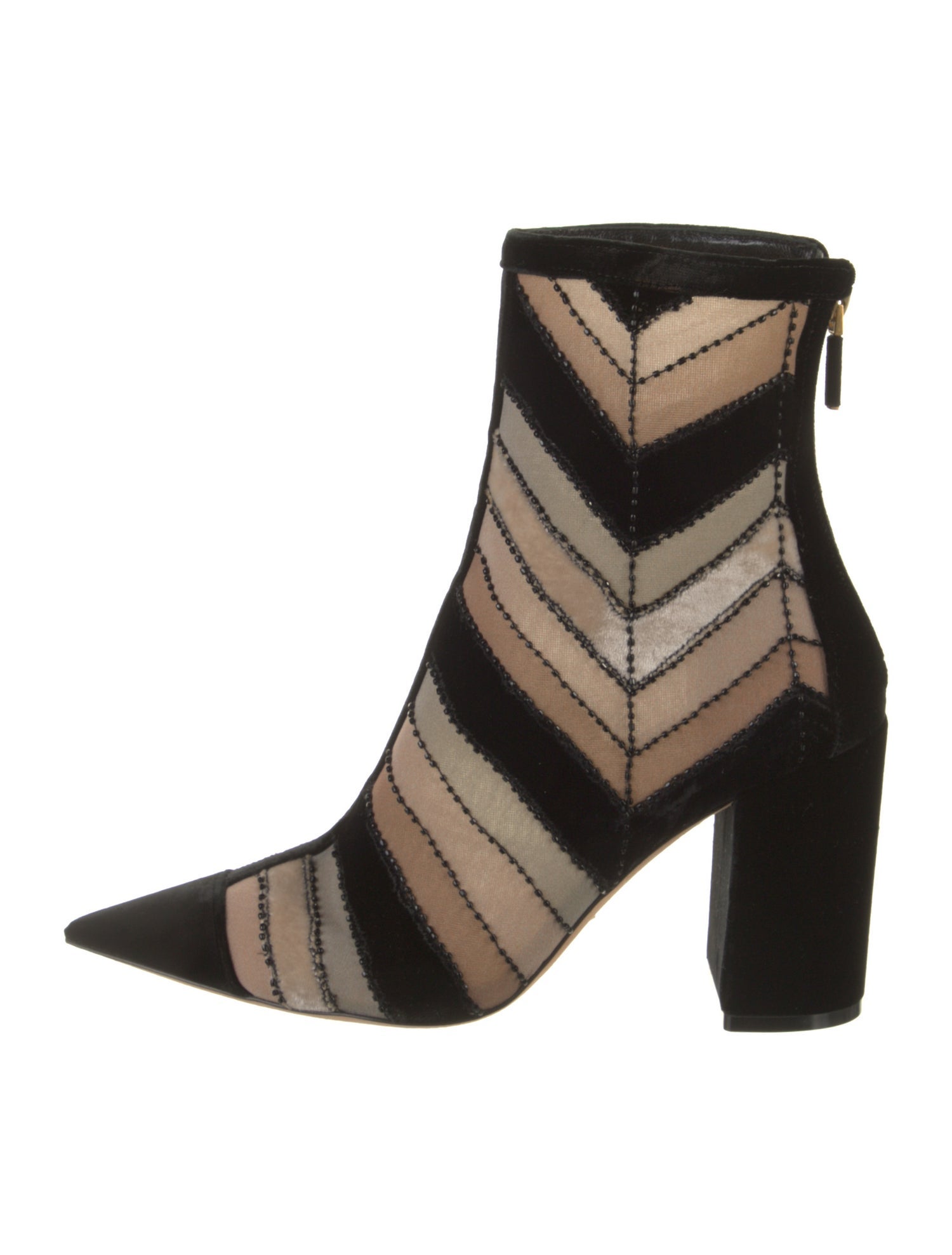 Christian Dior Velvet Printed Boots w/ Tags