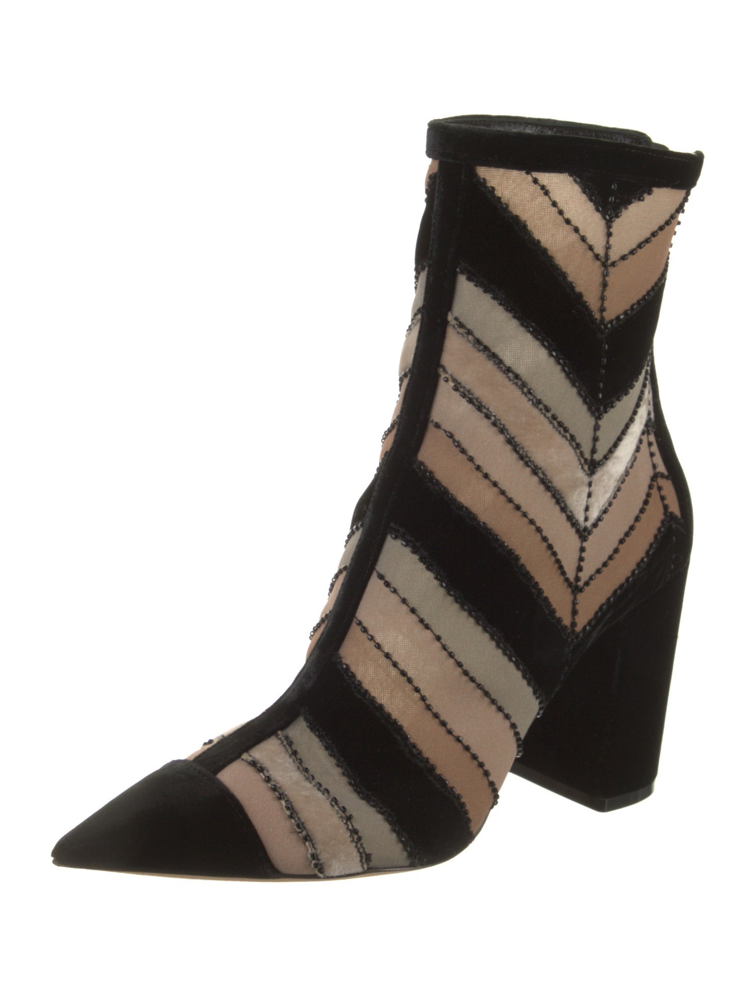 Christian Dior Velvet Printed Boots w/ Tags