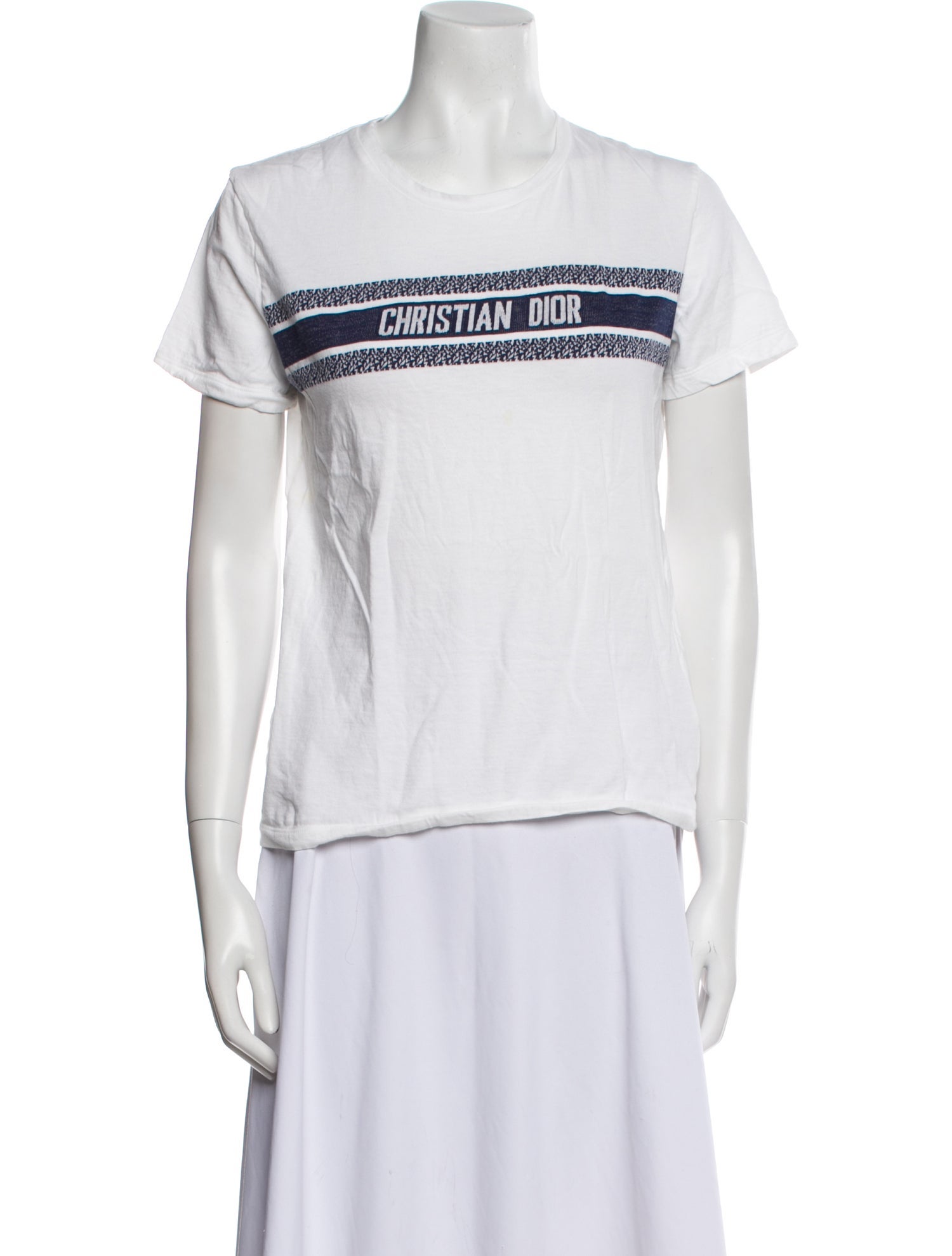 Christian Dior Graphic Print Crew Neck T-Shirt