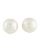 Christian Dior Faux Pearl Tribales Stud Earrings