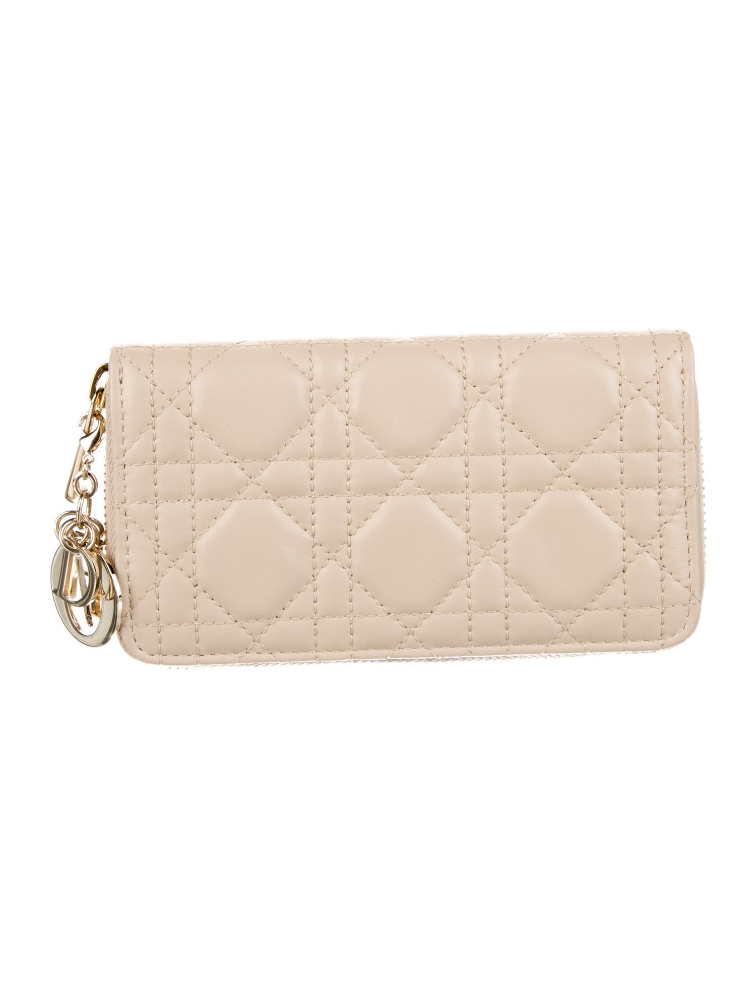 Christian Dior 2025 Medium Lady Dior Zipped Continental Wallet