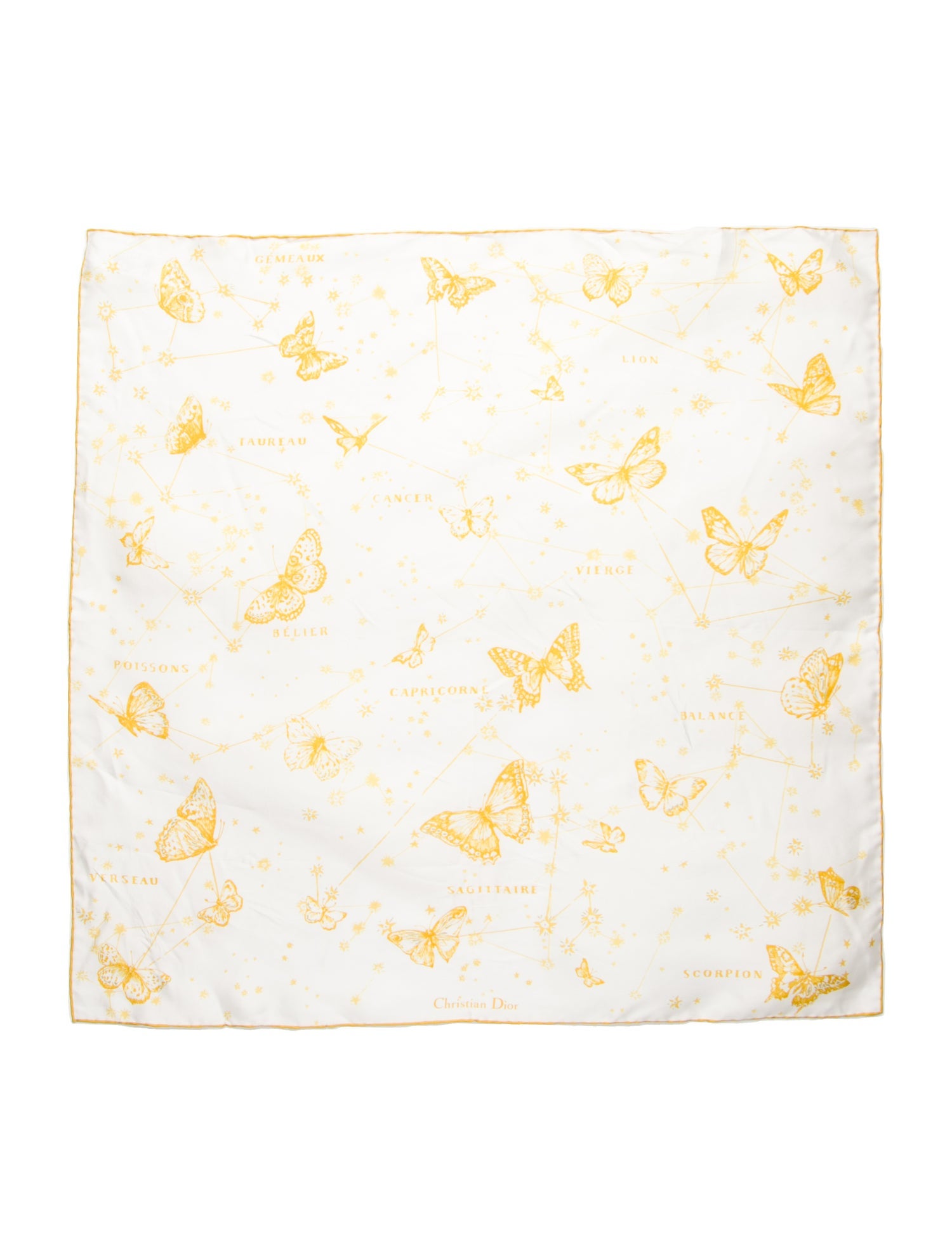 Christian Dior Silk Printed Scarf