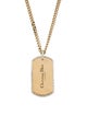 Christian Dior Plate Pendant Necklace