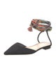 Christian Dior Printed Tassel Accents Mules