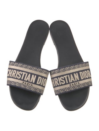Christian Dior Dway Leather Slides