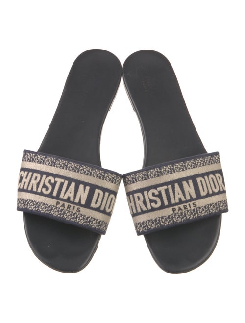 Christian Dior Dway Leather Slides
