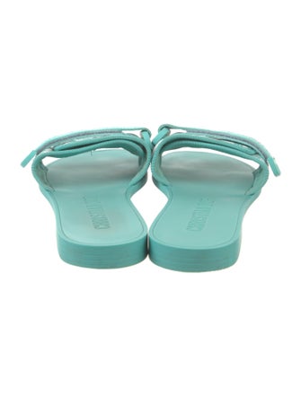 Christian Dior Signature Logo Canvas Slides