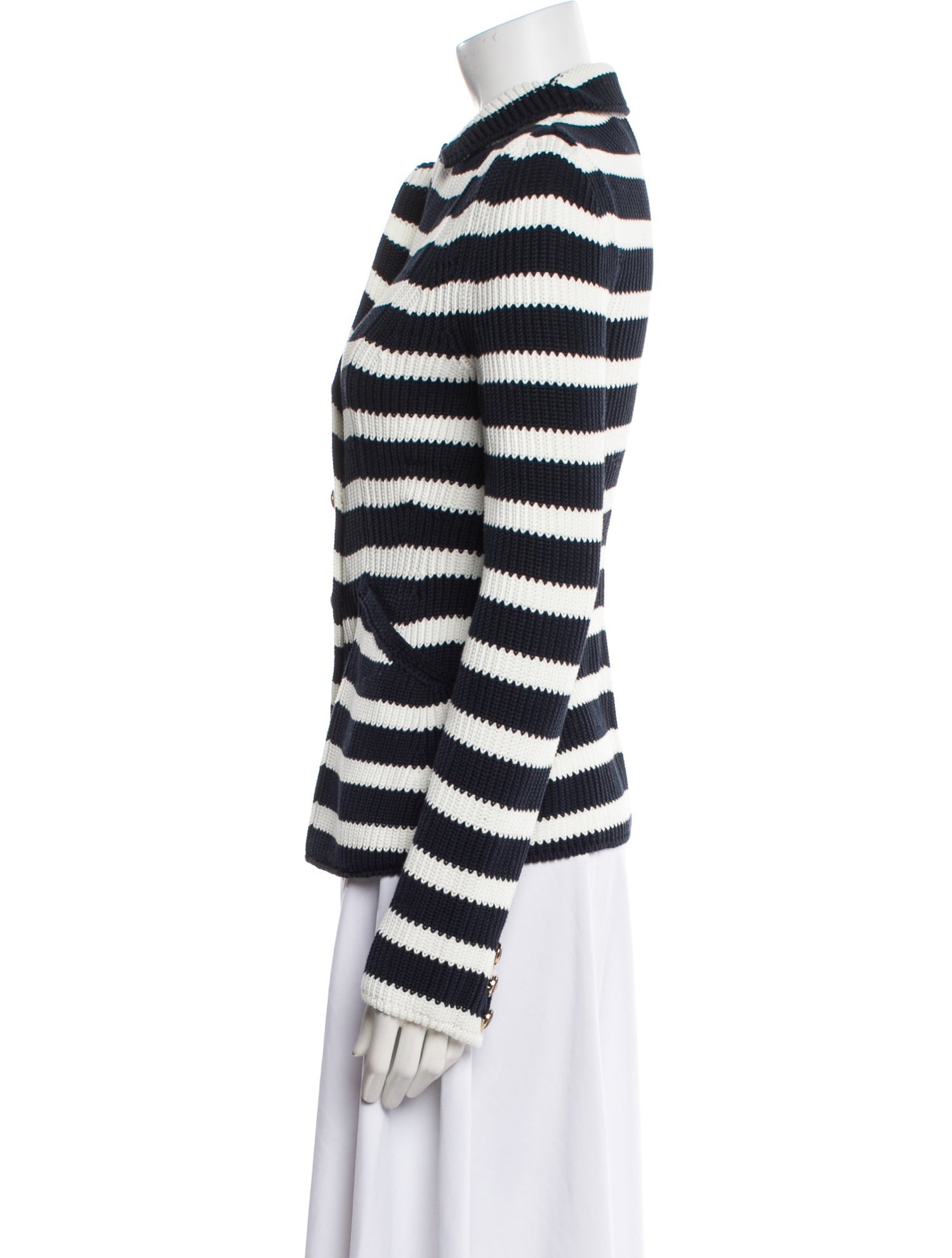 Christian Dior Striped Evening Jacket