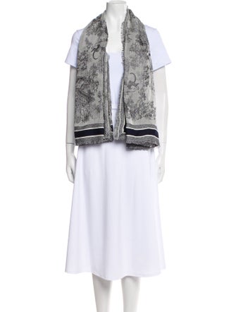 Christian Dior Wool Printed Scarf