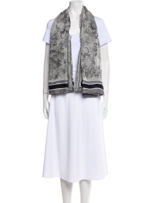 Christian Dior Wool Printed Scarf