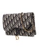 Christian Dior Oblique Jacquard Wallet on Chain