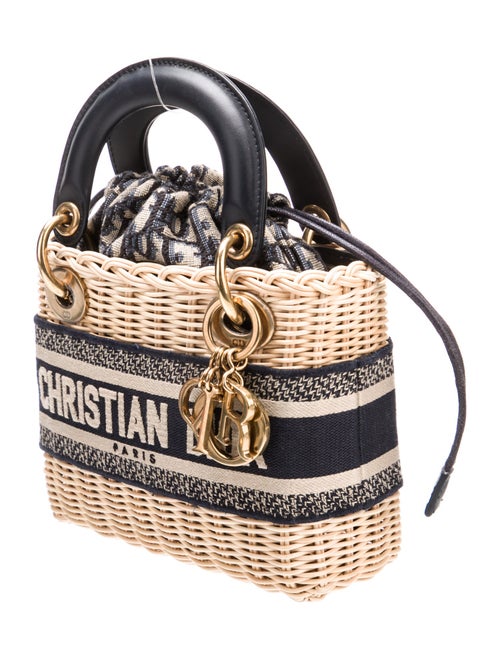 Christian Dior Oblique Jacquard Lady Dior Mini 2022