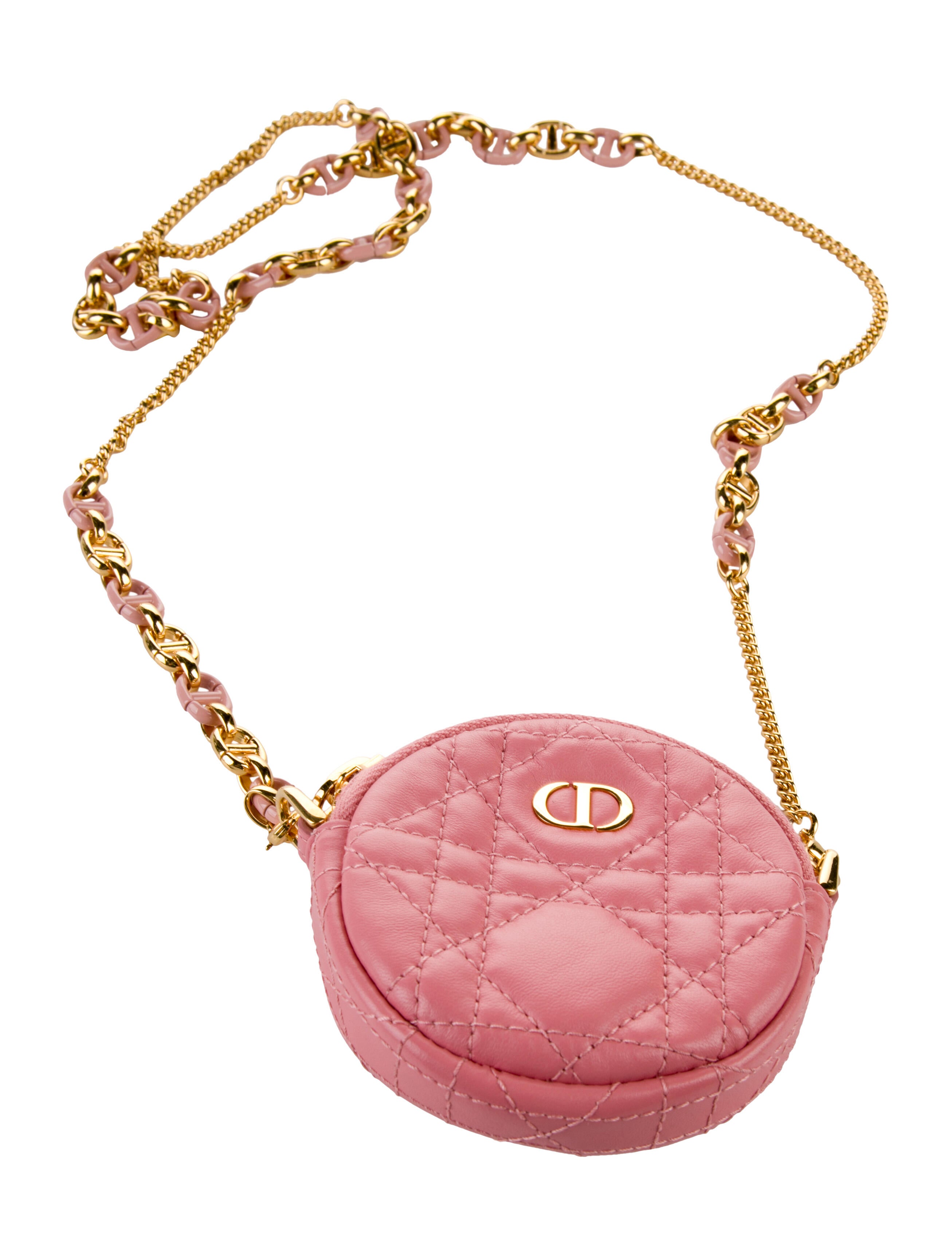 Christian Dior Lambskin Caro Pouch